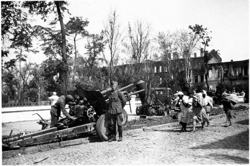 Магілёў на здымках нямецкіх салдатаў