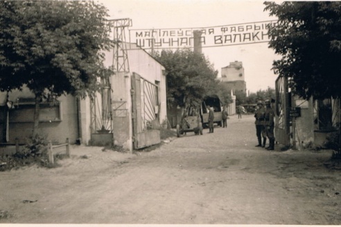 Магілёў на здымках нямецкіх салдатаў