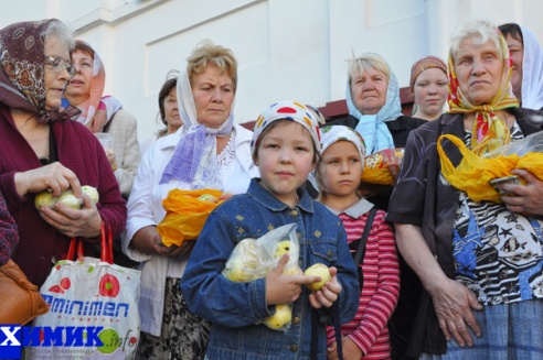 В Полоцке отпраздновали яблочный Спас: фоторепортаж