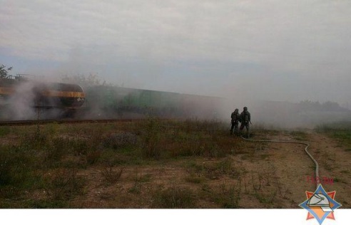 В Барановичах из ж/д цистерны произошла утечка опасного химического вещества
