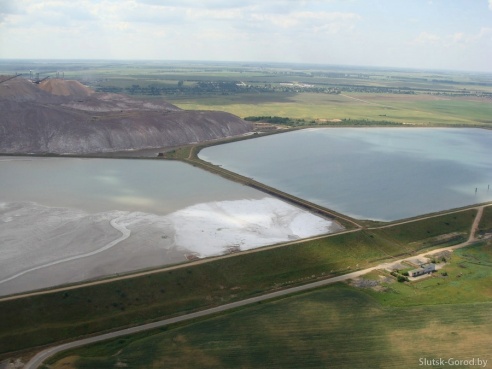 Слуцк с вертолёта. Фото