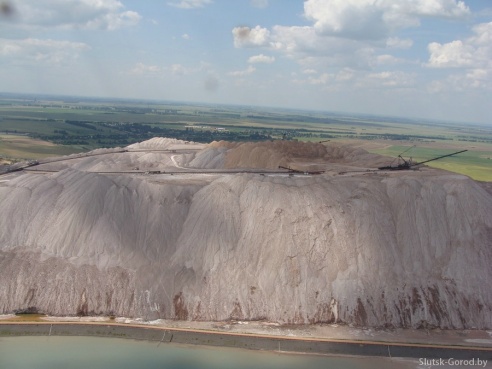 Слуцк с вертолёта. Фото