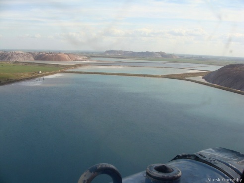 Слуцк с вертолёта. Фото