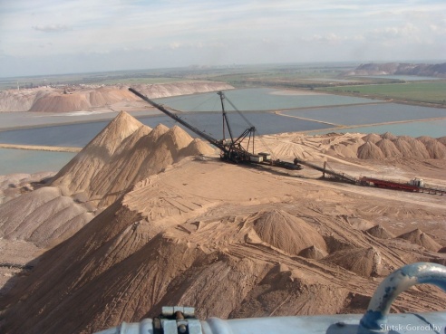 Слуцк с вертолёта. Фото