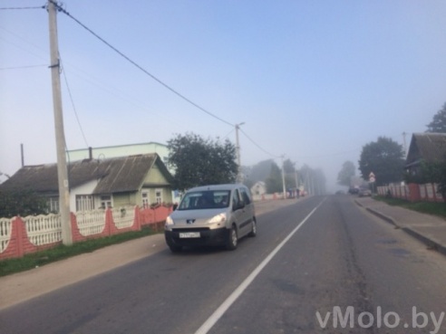 Дымовая завеса над Радошковичами. Скорее всего, горят поля