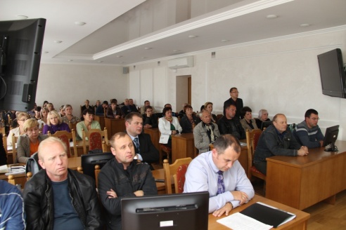 С ошмянскими коммунальниками встретился министр ЖКХ