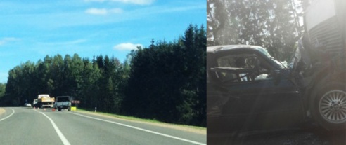 В аварии возле д. Красное погиб сын водителя