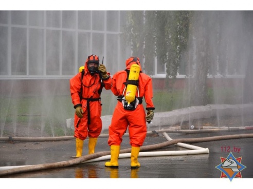 Пошли учения МЧС