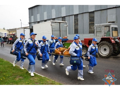 Пошли учения МЧС