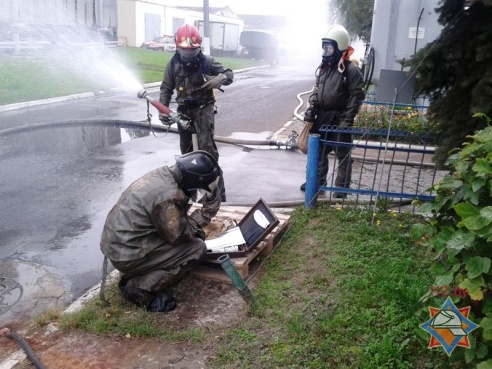 Пошли учения МЧС