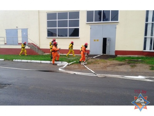 Пошли учения МЧС