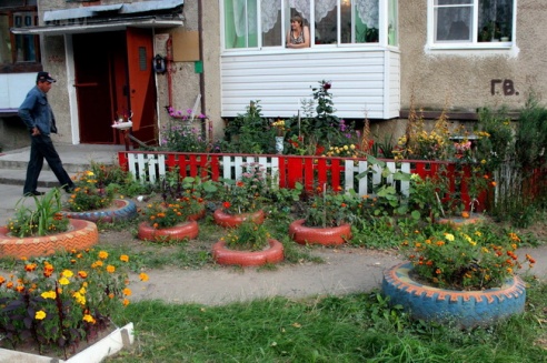 Люди в городе: могилевчане, которые выращивают цветы у своих подъездов