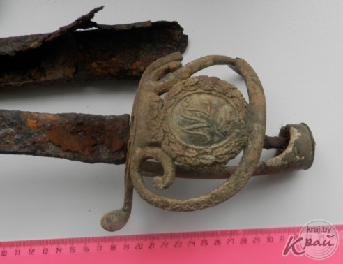 Кавалерийскую саблю времен войны 1812 года нашли дети в Вилейском районе (ФОТО)
