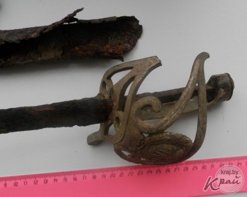 Кавалерийскую саблю времен войны 1812 года нашли дети в Вилейском районе (ФОТО)