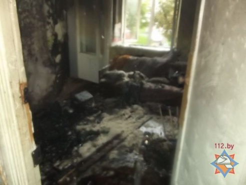 Пожар на Мовчанского. Хозяин квартиры едва не погиб. Состояние тяжелое