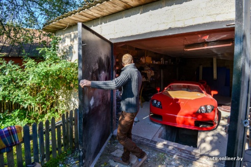 Солигорчанин сделал в гараже копию McLaren