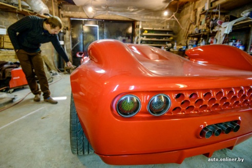 Солигорчанин сделал в гараже копию McLaren