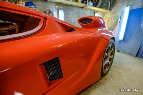 Солигорчанин сделал в гараже копию McLaren