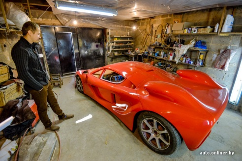 Солигорчанин сделал в гараже копию McLaren