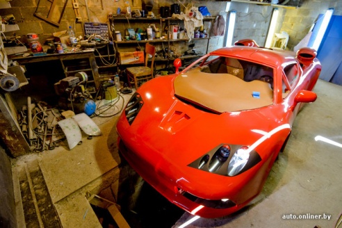 Солигорчанин сделал в гараже копию McLaren