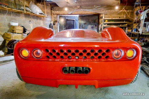 Солигорчанин сделал в гараже копию McLaren
