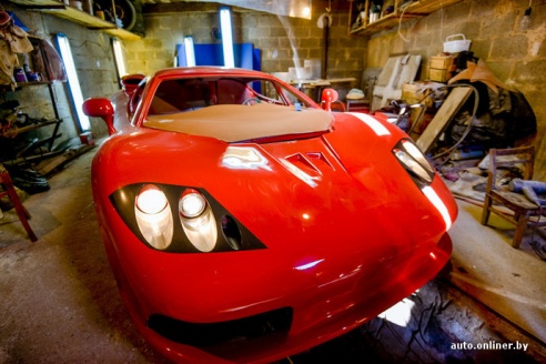 Солигорчанин сделал в гараже копию McLaren