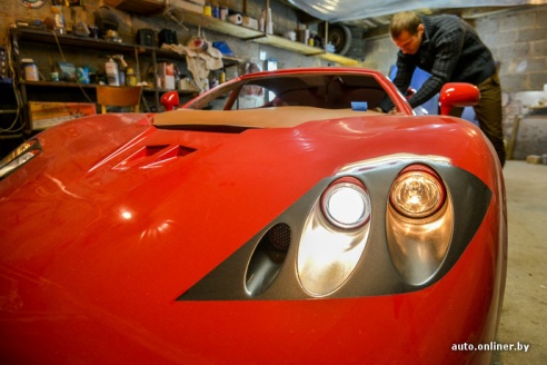 Солигорчанин сделал в гараже копию McLaren