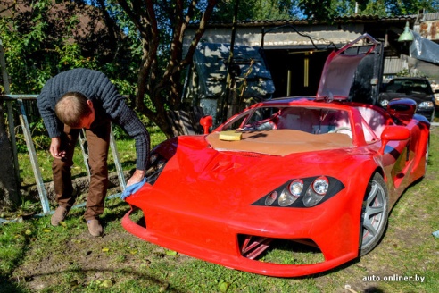 Солигорчанин сделал в гараже копию McLaren
