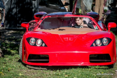 Солигорчанин сделал в гараже копию McLaren