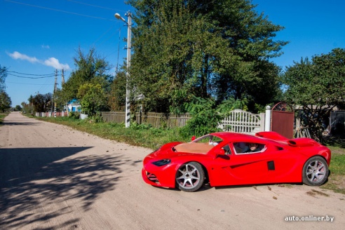 Солигорчанин сделал в гараже копию McLaren