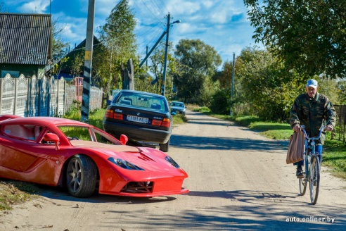Солигорчанин сделал в гараже копию McLaren