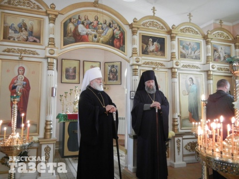 Патриарший экзарх всея Беларуси Павел рассказал брестским пограничникам, как правильно питаться во время поста