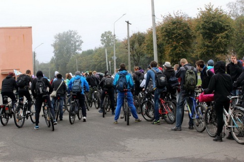Люди в городе: могилёвские велосипедисты