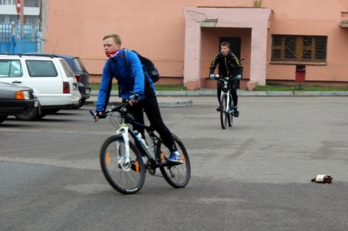 Люди в городе: могилёвские велосипедисты