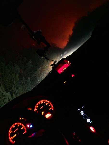 Пожар под Речицей стал «местом паломничества» местных автомобилистов