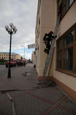 В Барановичах «тушили» типографию