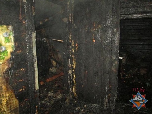 Сгорел жилой дом в д. Полонка Барановичского района