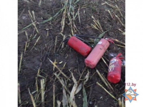 Во время заготовки кукурузы в Глубокском районе загорелся комбайн (ФОТО)