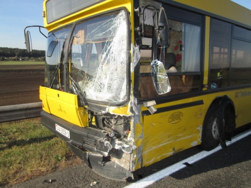 Возбуждено уголовное дело по факту столкновения внедорожника и рейсового автобуса (фото)