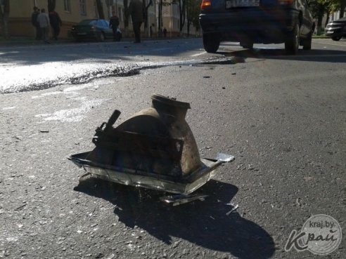 Авария возле пожарной части (+фото)