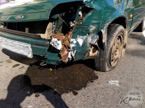 Авария возле пожарной части (+фото)