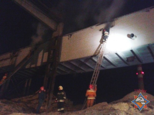 Пожар на сахарорафинадном комбинате