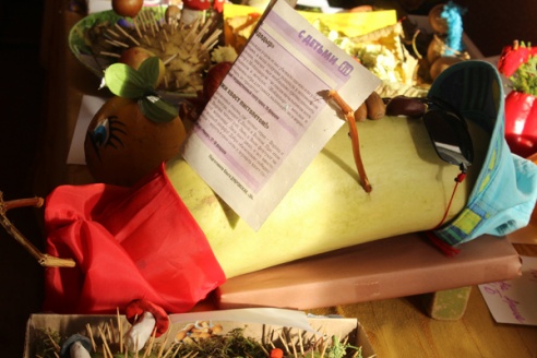 В СШ №1 г. п. Лиозно открылась выставка детских работ из даров природы