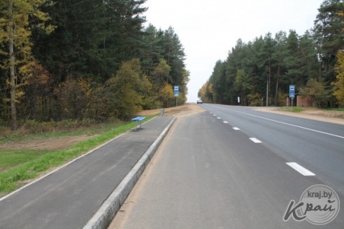ФОТОФАКТ: В Вилейке появилась новая автобусная остановка