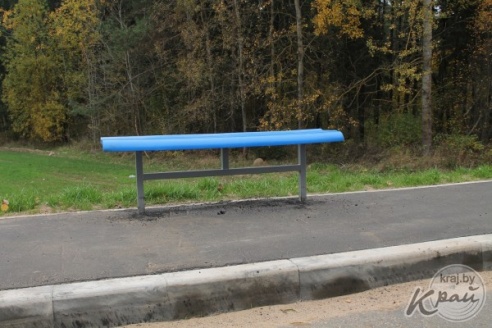 ФОТОФАКТ: В Вилейке появилась новая автобусная остановка