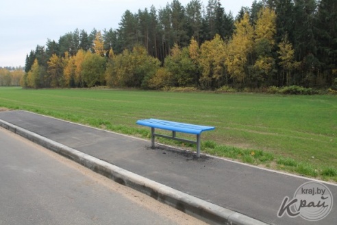ФОТОФАКТ: В Вилейке появилась новая автобусная остановка