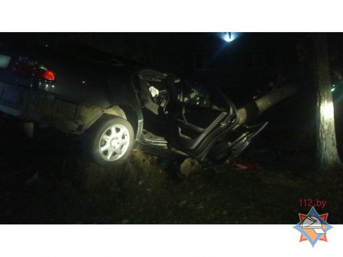 Страшная авария произошла в ночь на 15 октября в Ганцевичах