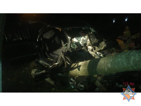 Страшная авария произошла в ночь на 15 октября в Ганцевичах