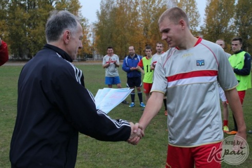 ФОТОРЕПОРТАЖ: «Первый Белорусский» снова стал чемпионом Вилейского района по футболу