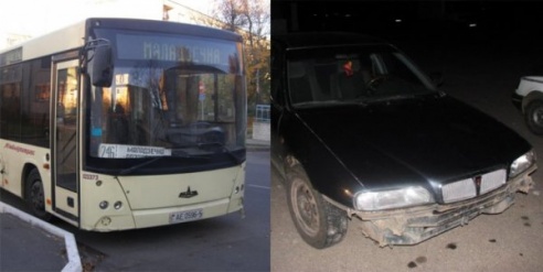 В Молодечно сняли бампер с авто и обокрали служебный МАЗ